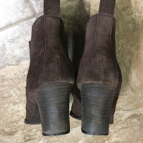 Nine West Vintage American Brown Suede Boots - Picture 4 of 8
